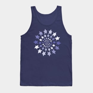 Ever Decreasing Circles Very Peri Star Graphic Tank Top